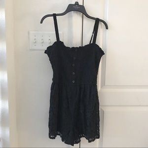 Navy Blue Romper